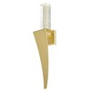 CWI Lighting Catania Integrated LED Satin Gold Wall Light - 3 of 4
