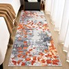 Modern Abstract Rug Machine Washable Throw Rug Boho Chic Abstract Watercolor Design Area Rug - 2 of 4