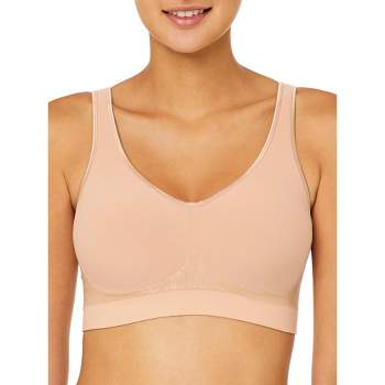 Bali Women's Comfort Revolution Smart Sizes Bralette - 3488 S Dot Nude :  Target