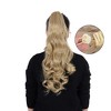 Alilang Claw Clip Ponytail Extensions for Women 23 Inch Long Wavy Fluffy Synthetic Ponytail Hairpiece - 2 of 4