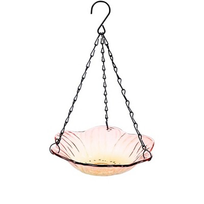The Lakeside Collection Hanging Glass Birdbaths