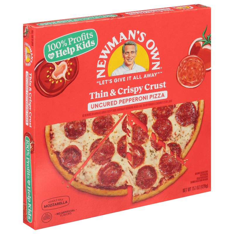 Newman&#39;s Own All Natural Thin &#38; Crispy Uncured Pepperoni Frozen Pizza - 15.1oz, 6 of 9