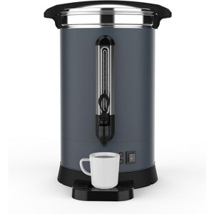 TackView Commercial Coffee Urn, Double Wall Stainless Steel Coffee Dispenser Fast Brew, Gray - 1 of 4