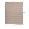 Storied Home Striped Cotton Double Cloth Printed Baby Blanket in Bag - 3 of 4