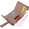 Clotth Womens Wallet - PU Leather RFID Trifold Small Wallet - Compact & Thin with Card Slots & Zipper Coin Pocket for Everyday Carry, Travel - 4 of 4
