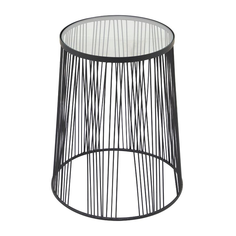 Contemporary Metal Accent Table Light Black - Olivia &#38; May, 3 of 8