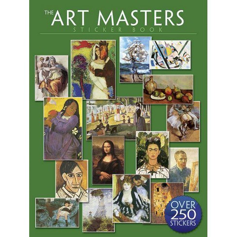 The Art Masters Sticker Book By Dover Paperback Target