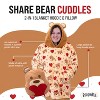 Plushible Teddy Hearts Snugible Blanket Hoodie & Pillow - image 2 of 4