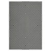 Garvee Area Rugs for Living Room Bedroom Modern Geometric Lines Rug Indoor Soft Foldable Accent Carpet - 3 of 4