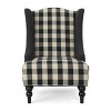 NicBex Comfy Accent Chair,Upholstered Living Room Chairs with High Backrest and Birch Wood Leg,Modern Armchair,Club Chairs for Living Room - 4 of 4