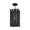 Livex Lighting Greenwich 1 - Light Pendant in  Black/Satin Brass - 2 of 4