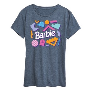 Women's - Barbie - Retro Shapes Short Sleeve Graphic T-Shirt - 1 of 4