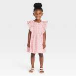 Toddler Girls' Floral Dress - Cat & Jack™ Pink