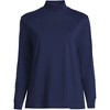Lands' End Women's Plus Size Long Sleeve Super T Mock - 3 of 4