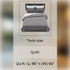 Lavish Home Quilt Coverlet - Twin-Size All-Season Washable Bedspread - 3 of 4
