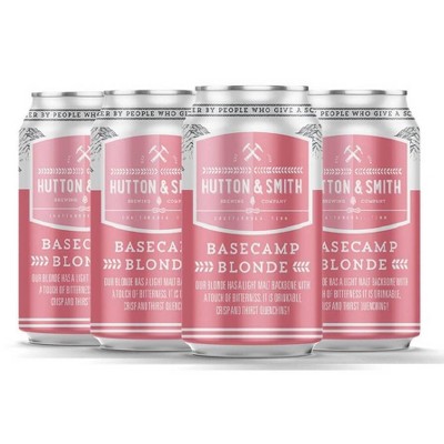 Hutton & Smith Basecamp Blonde Ale Beer - 6pk/12 fl oz Cans