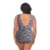 Women's Double V Plunge One Piece Swimsuit - Plus Size - Always for Me - image 2 of 3