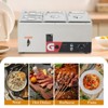 Commercial Food Warmer,1200W Professional Countertop Stainless Steel Buffet Bain Marie with 86-185°F Temp Control - 2 of 4