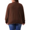 Agnes Orinda Women's Plus Size Classic Long Sleeve Knit Casual Front Button Down Cardigan - 4 of 4