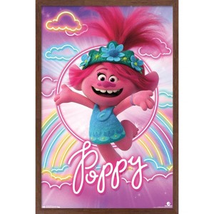 Trends International DreamWorks Trolls 2 - Poppy Framed Wall Poster Prints - 1 of 4