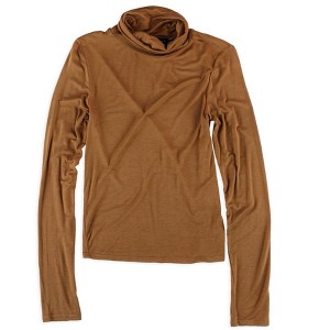 Aeropostale Womens Stretch Basic T-Shirt, Brown, X-Small - 1 of 1