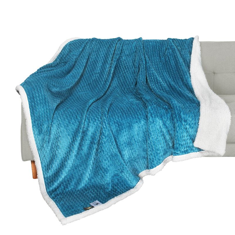 Catalonia Fleece Throws Blanket, Super Soft Comfy Fluffy Fuzzy Fleece Plush Blanket, 50x60 Inches, 1 of 7