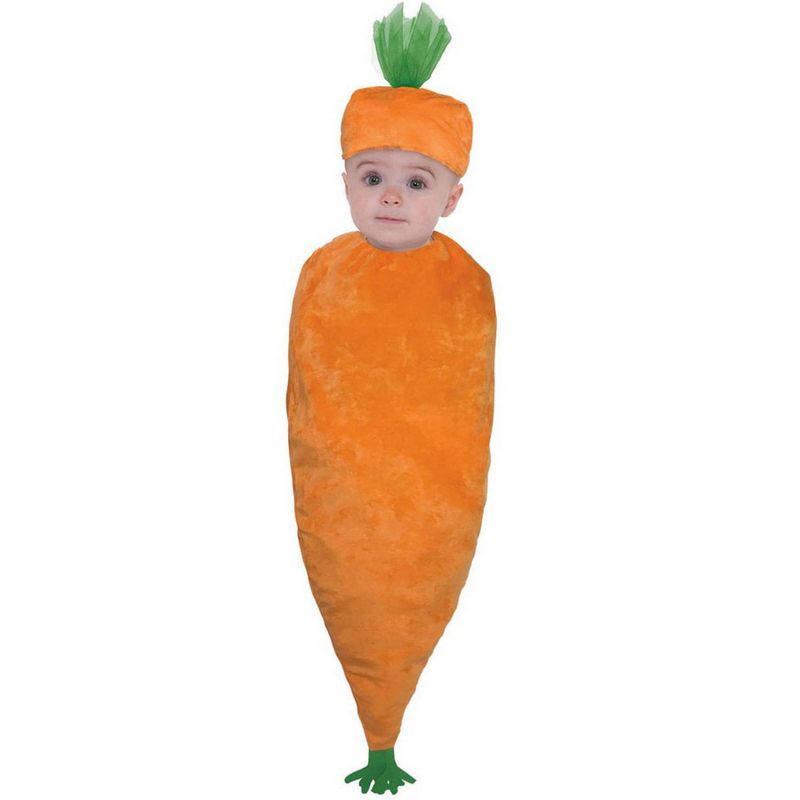 Forum Novelties Child Carrot Infant Bunting Costume, 1 of 3