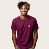 Dalix Ghost Embroidered Soft Cotton Short Sleeve T Shirt Mens - 4 of 4