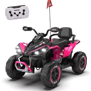 JOYRACER 24V Kids Ride-On ATV Toys,  Extra Large Electric 4-Wheeler Cars W/Remote, Storytelling function, Music, Bluetooth, USB & MP3 for Kids - 1 of 4