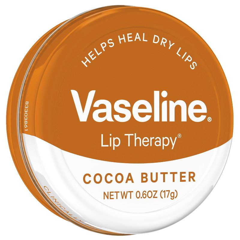 Vaseline Lip Therapy Cocoa Butter Lip Balm Tin 0.6oz, 3 of 8