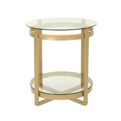 target brass coffee table