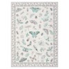 Modern Insect Floral Area Rug for Living Room, Machine Washable Carpet Non Slip Doormat, Low Pile Large Stain Resistant Floor Carpet - 2 of 4