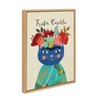 18" x 24" Sylvie Frida Cathlo Framed Canvas Wall Art by Mia Charro Natural: DesignOvation, Vibrant Animal Decor - 2 of 4