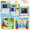 KRISRATE Bounce House 15x8ft with Dual Slides - Inflatable Bouncy Castle with 2 Basketball Hoops, Removable Volleyball Net &Blower for Indoor Outdoor - 2 of 4