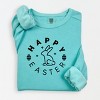 Simply Sage Market Happy Easter Eggs Lightweight Garment Dyed Sweatshirt - 2 of 4