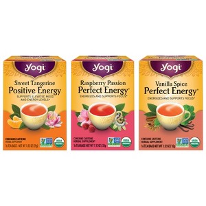 Yogi Tea - Energy Tea Variety Pack Sampler -  48 ct, 3 Pack - 1 of 4