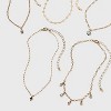 Mixed Charms and Tassel Choker Necklace Set 5pc - Wild Fable™ Gold - 3 of 3
