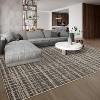 Modern Abstract Area Rug, Machine Washable Low-Pile Non-Slip Shaggy Accent Carpet, Fade-Resistant Rug for Bedroom, Living Room - 4 of 4