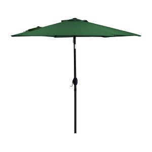 Maggift 7.5 ft Patio Umbrella with Crank Handle and UV Protection for Outdoor Use, Green, 89.76"*89.76"*96.46" - 1 of 4