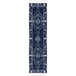 Kilim With Fringes KLM763 Flat weave Rugs - Safavieh - 1 of 4