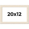 PosterPalooza | 20x12 Wide Barnwood Picture Frame, UV Acrylic, 6 Finishes - Grey, Brown, White, and Black - 2 of 4