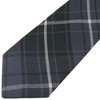 INSPIRE CHIC Plaid Woven Self-tied Striped Skinny Necktie 2.8" for College Graduation Campus 1 Pc - 4 of 4