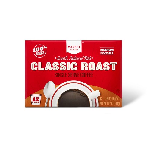 Premium Roast Medium Roast Coffee - Single Serve Pods - 12ct - Market Pantry™ - image 1 of 4
