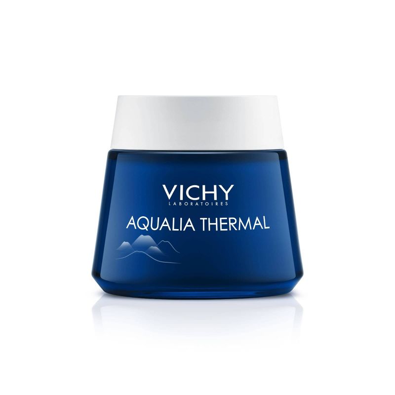 Vichy Aqualia Thermal Night Spa Cream and Face Mask, Anti-Fatigue with Hyaluronic Acid - 2.54oz, 1 of 10