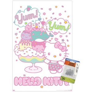 Trends International Hello Kitty: 20 Kawaii Vacation - Yum Unframed Wall Poster Prints - 1 of 4