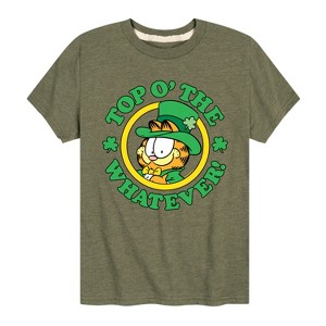 Boys' - Garfield - Top O The Whatever Short Sleeve Graphic T-Shirt - 1 of 4
