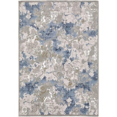 Oriental Weavers Easton Contemporary Rug 3313Q in Grey Rectangle 3' 3" X 5'