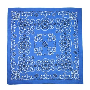 CTM 27 Inch Extra Large Cotton Paisley Bandana (Pack of 6) - 1 of 4