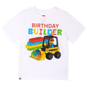 LEGO Toddler Boys' Birthday Cotton Jersey Short Sleeve Graphic Tee