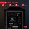 Pyle 600W Compact Bluetooth PA Karaoke Sound System with Wireless Microphone (PSBT65A) - Black - 3 of 4